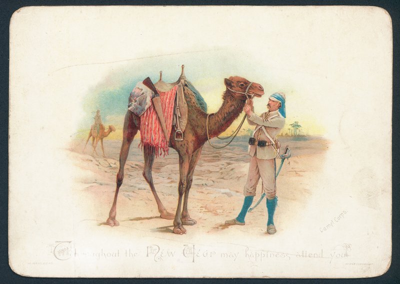 Camel Corps karácsonyi üdvözlőlap alkotó: English School
