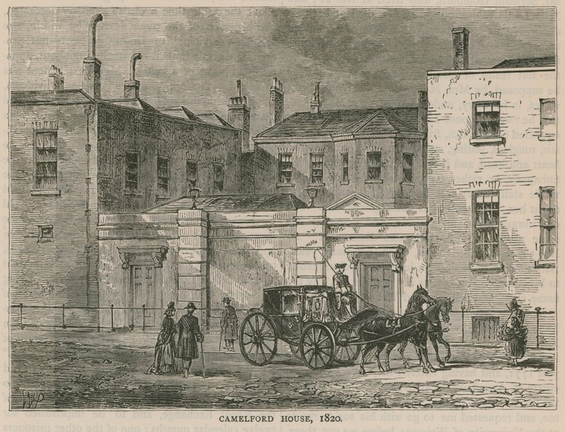 Camelford House, London, 1820 alkotó: English School