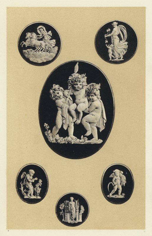 Cameos az Old Wedgwood Ware-ban alkotó: English School
