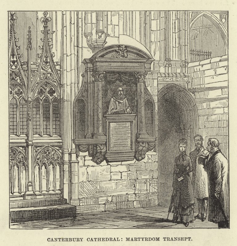 Canterbury katedrális, mártíromság kereszthajója alkotó: English School