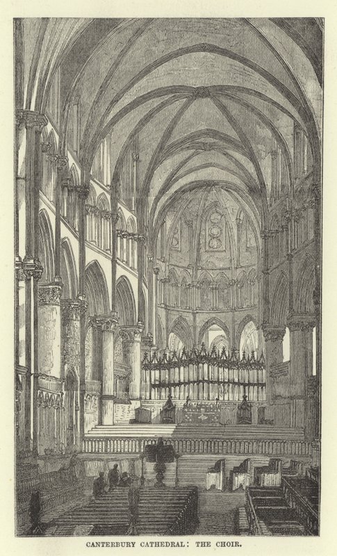 Canterbury katedrális, a kórus alkotó: English School