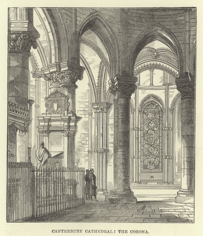 Canterbury katedrális, a korona alkotó: English School