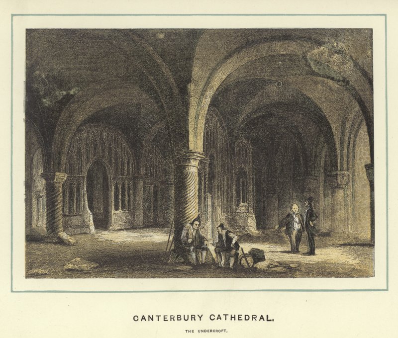 Canterbury katedrálisa, az aluljáró alkotó: English School