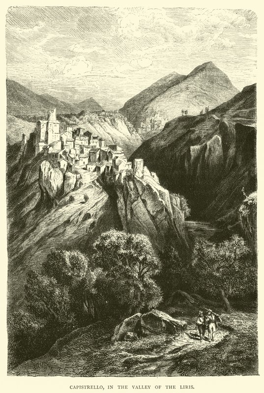 Capistrello, a Lírisz völgyében alkotó: English School