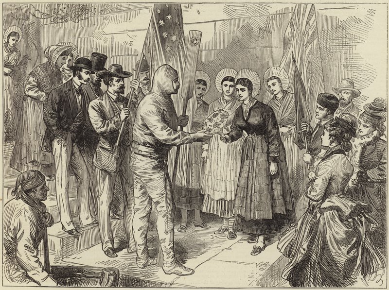 Boyton kapitány Boulogne-ban alkotó: English School