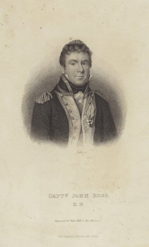 John Ross kapitány, brit haditengerészeti tiszt és sarkvidéki felfedező alkotó: English School