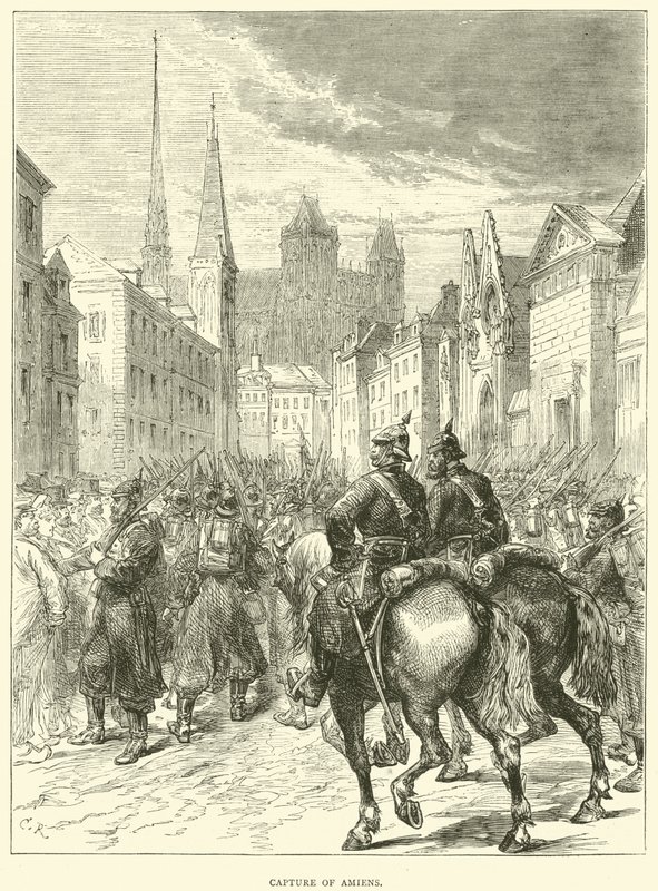 Amiens elfoglalása, 1870. december alkotó: English School