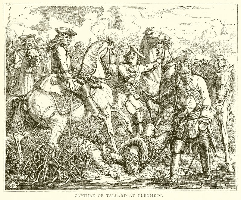 Tallard elfogása Blenheimben alkotó: English School