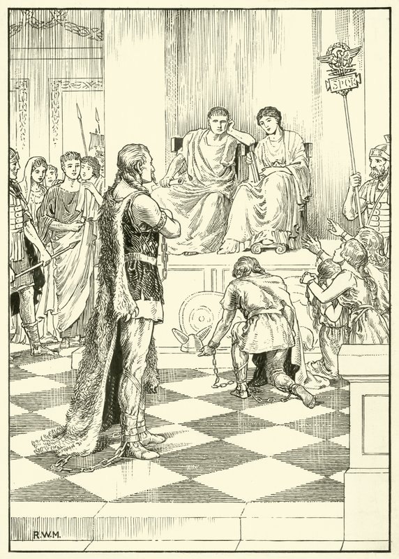 Caractacus (tinta papíron) alkotó: English School