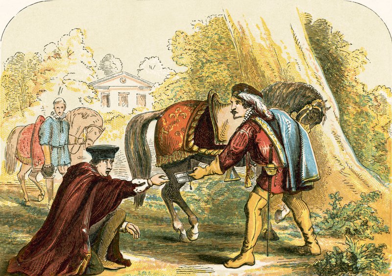 Wolsey bíboros és a király hírnöke alkotó: English School
