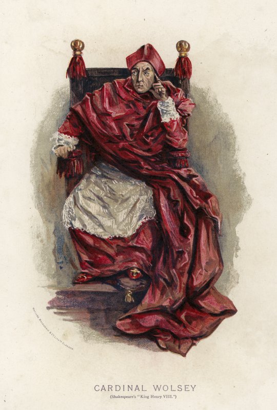 Wolsey bíboros, Shakespeare VIII. Henrik királyából alkotó: English School