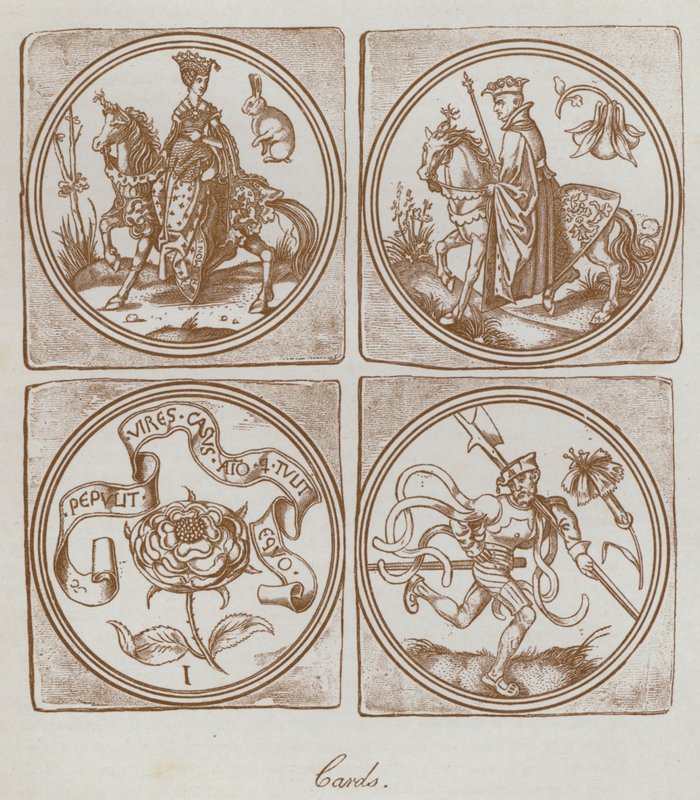 Kártyák (litho) alkotó: English School