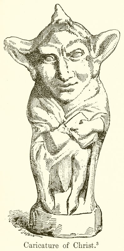 Krisztus karikatúrája alkotó: English School