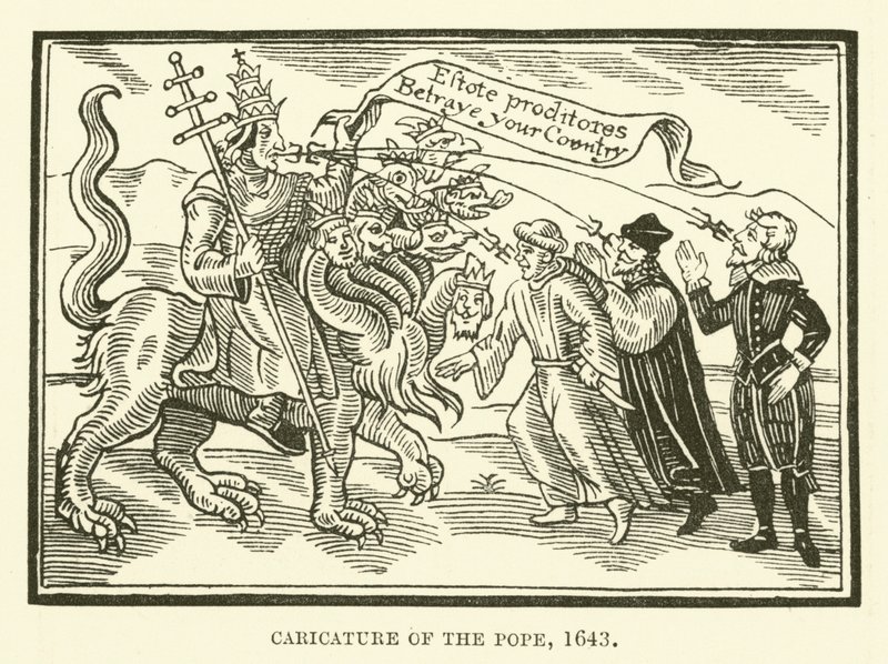 A pápa karikatúrája alkotó: English School