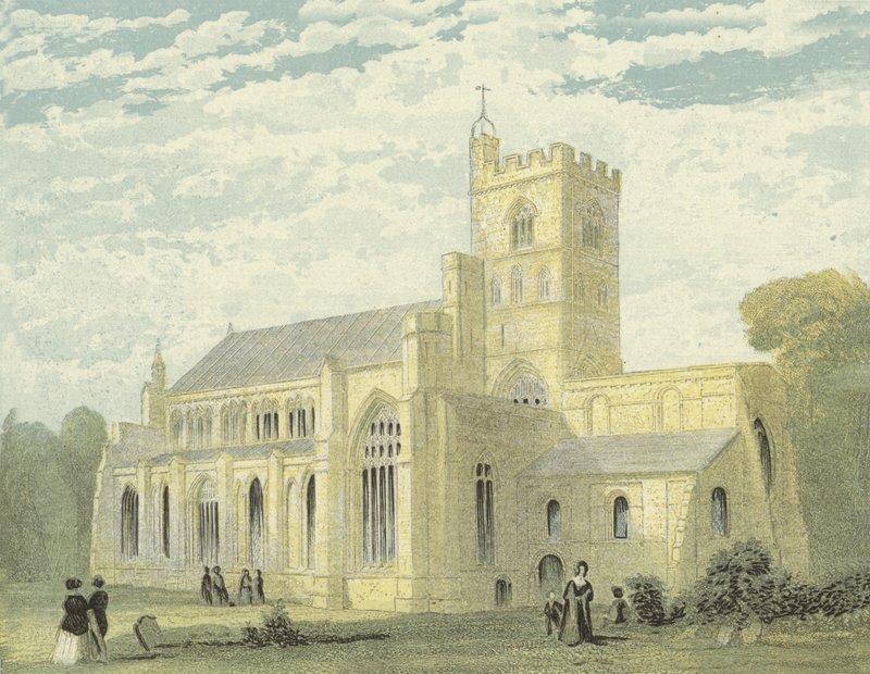 Carlisle katedrális, északnyugati kilátás alkotó: English School