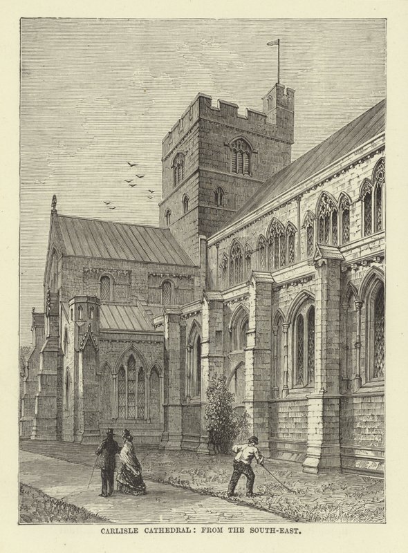 Carlisle katedrális, délkelet felől alkotó: English School