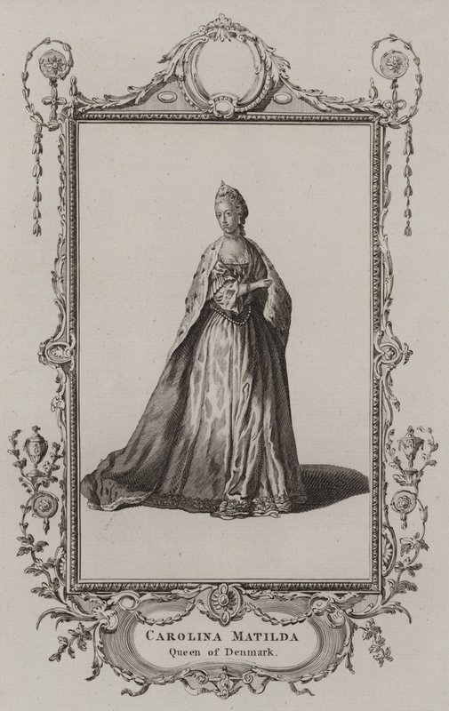 Caroline Matilda, Dánia királynője alkotó: English School