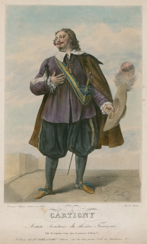 Cartigny, a francia színház művész tagja alkotó: English School