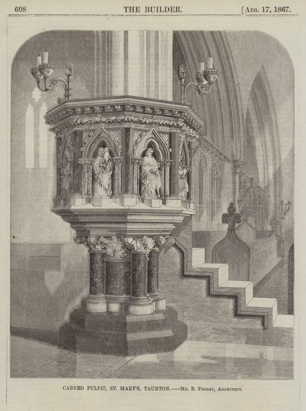 Faragott szószék, St Mary