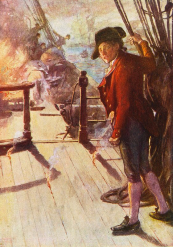 Casabianca (színes litográfia) alkotó: English School