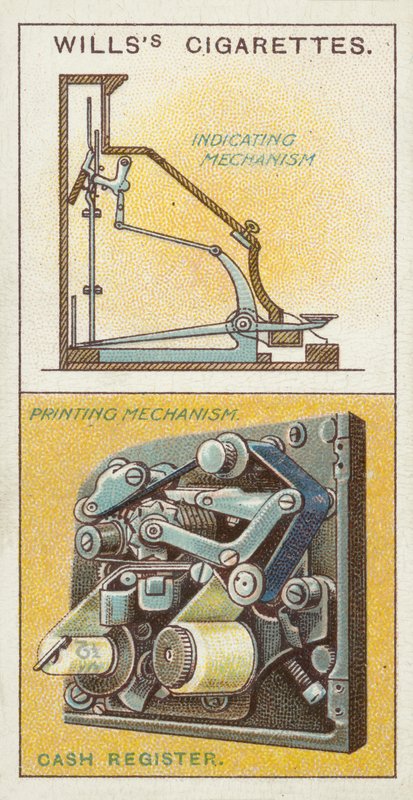 Pénztárgép (chromolitho) alkotó: English School