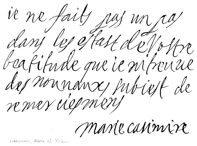 Cassimire, Marie (Lengyelország Q) alkotó: English School