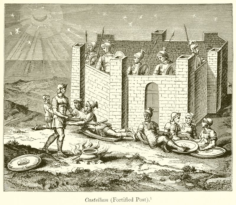 Castellum (megerősített posta) alkotó: English School