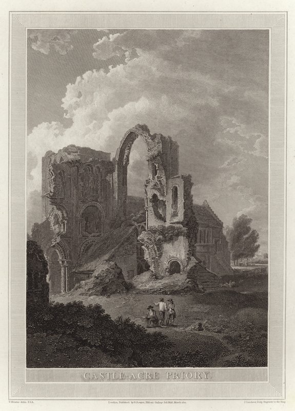 Castle-Acre Priory alkotó: English School