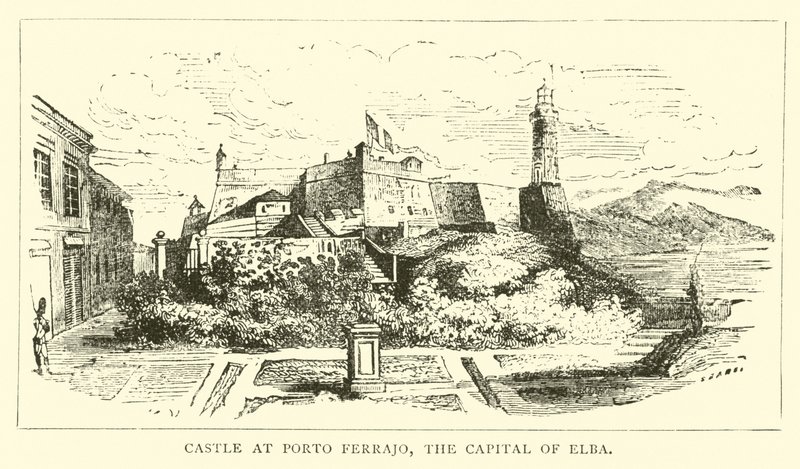 Kastély Porto Ferrajoban, Elba fővárosában alkotó: English School