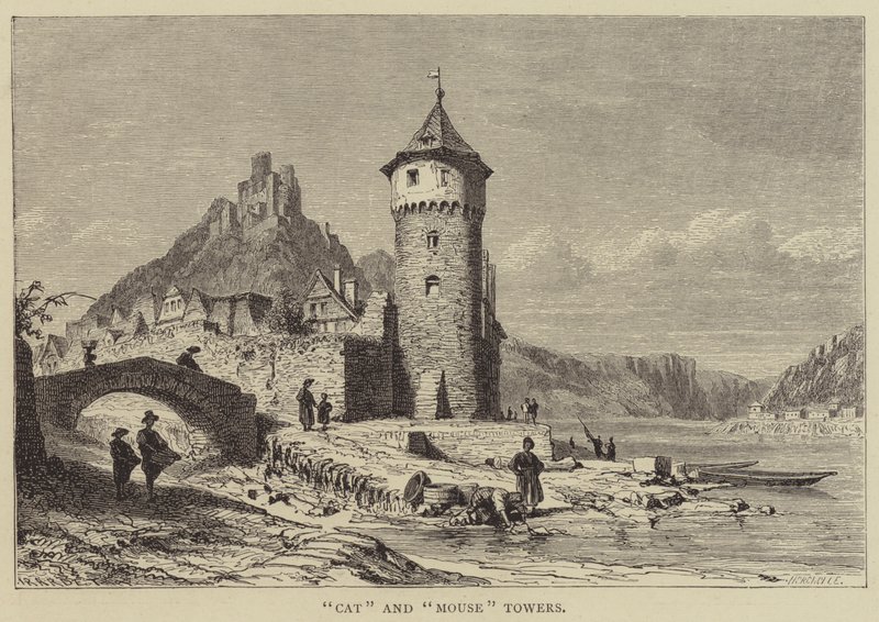"Macska" és "Egér" tornyok (metszet) alkotó: English School