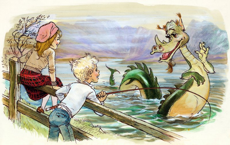 Elkapni a Loch Ness-i szörnyet alkotó: English School