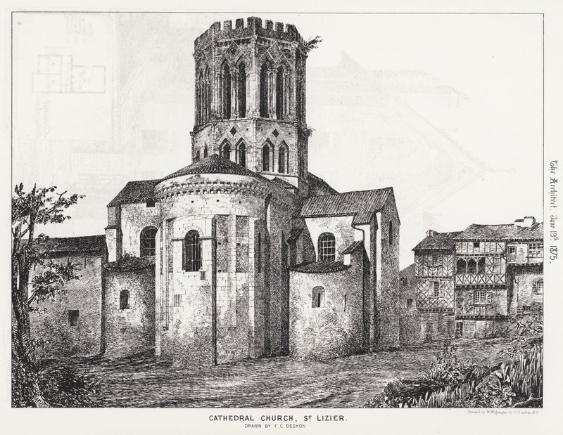 Székesegyház, St Lizier (metszet) alkotó: English School