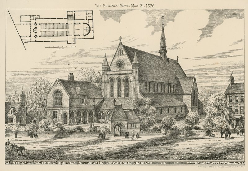 Katolikus apostoli templom Camberwellben alkotó: English School
