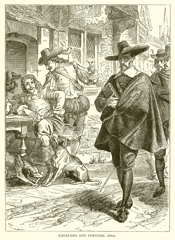 Cavalierek és puritánok. 1600 alkotó: English School
