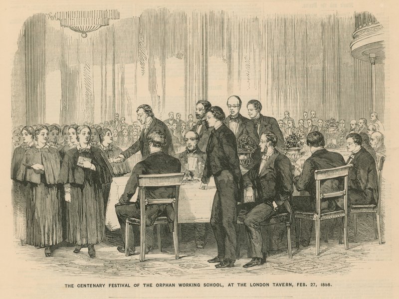 Az Orphan Working School centenáriumi fesztiválja a London Tavernben alkotó: English School
