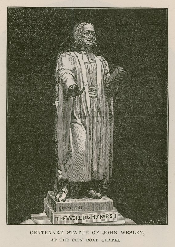 John Wesley centenáriumi szobra alkotó: English School
