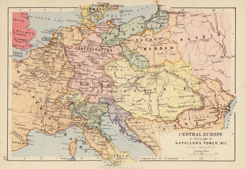 Közép-Európa Napóleon hatalmának csúcsán alkotó: English School