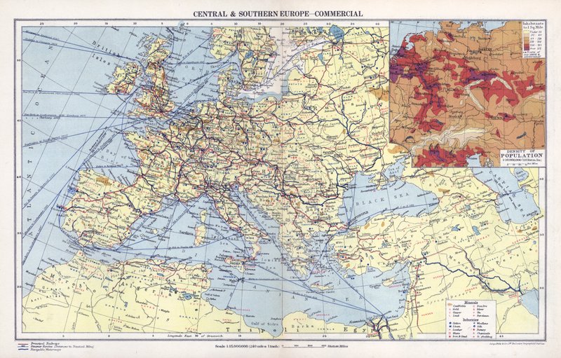 Közép- és Dél-Európa, kereskedelmi (színes litográfia) alkotó: English School