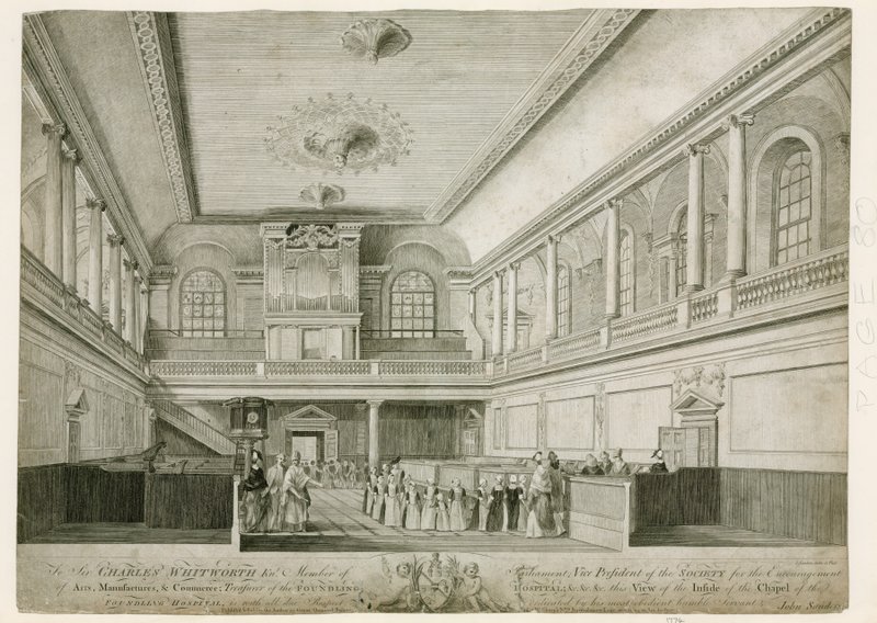 A Foundling Kórház kápolnája alkotó: English School