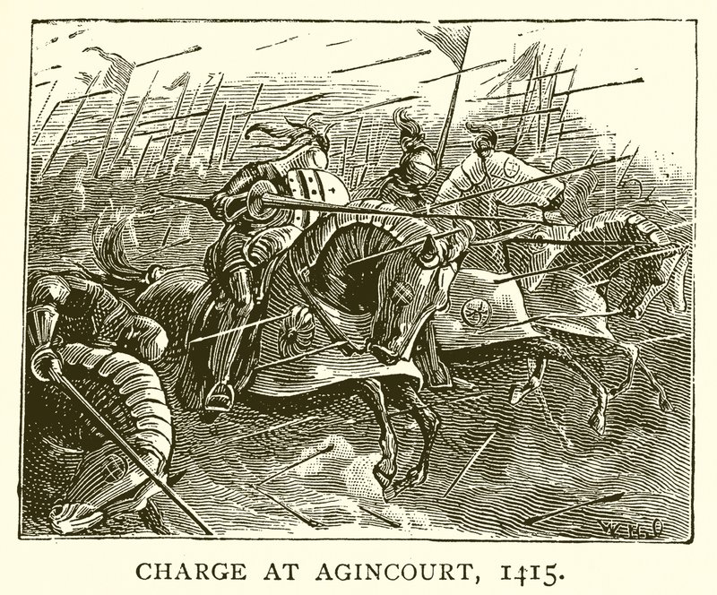 Vád: Agincourt, 1415 alkotó: English School