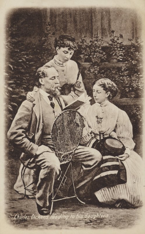 Charles Dickens (1812-1870), angol regényíró alkotó: English School