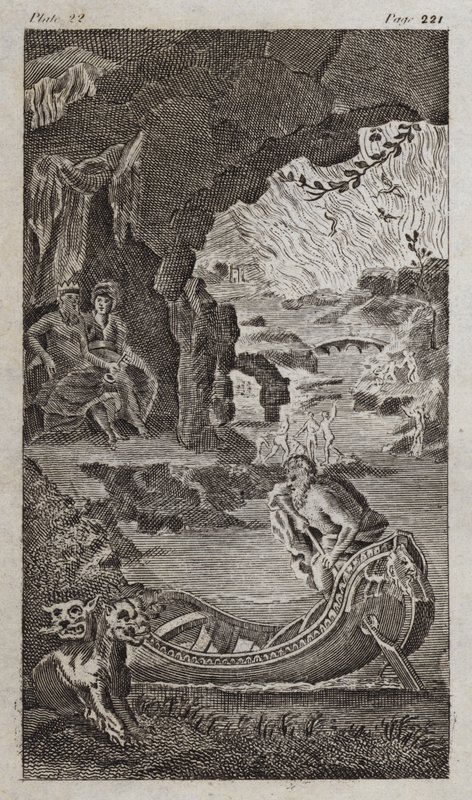 Charon (metszet) alkotó: English School