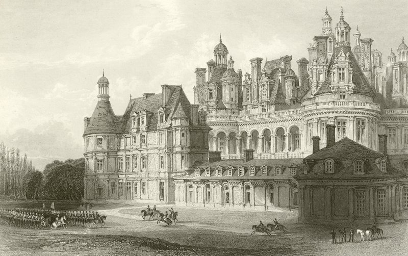 Chambord kastélya, Loir et Cher alkotó: English School
