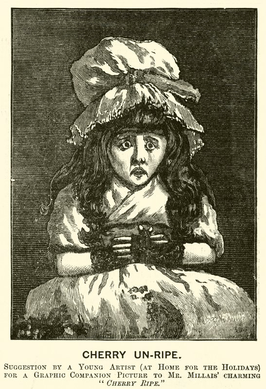 Éretlen cseresznye (metszet) alkotó: English School