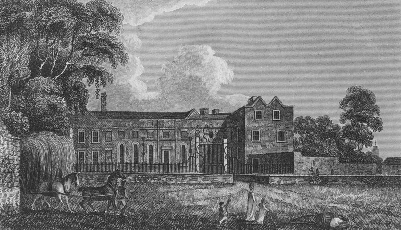 Cheshunt Ház, Hertfordshire (metszet) alkotó: English School