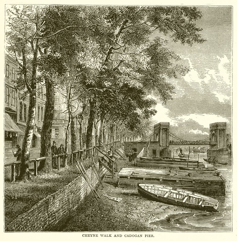 Cheyne Walk és Cadogan móló alkotó: English School