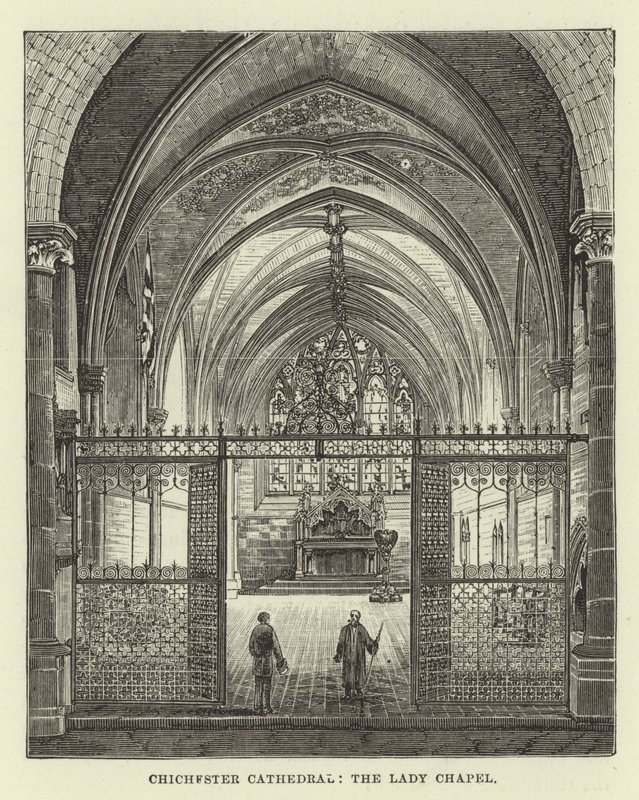 Chichester katedrálisa, a Lady Chapel alkotó: English School