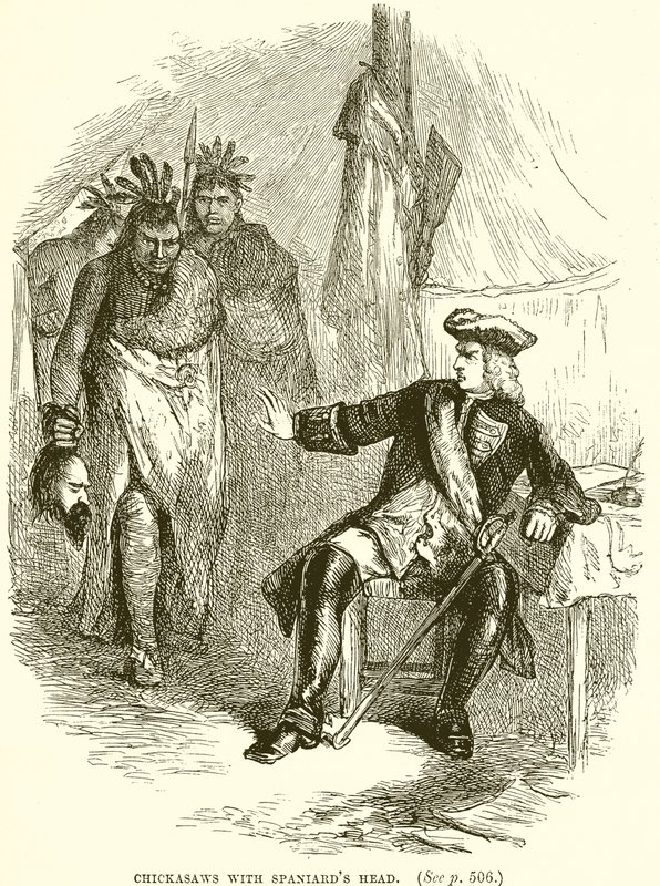 Chickasaws spanyol fejjel alkotó: English School