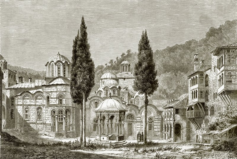 A kiliantari kolostor főudvara alkotó: English School