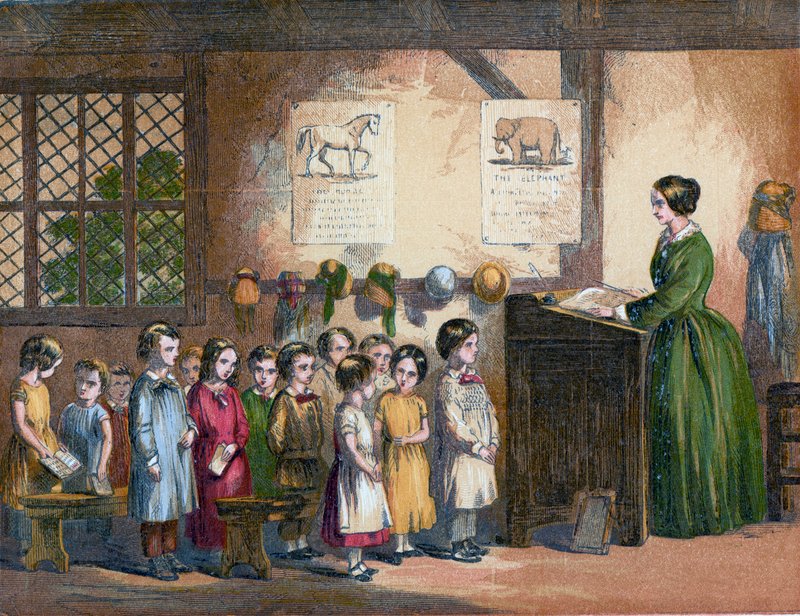 Áldást kereső gyerekek alkotó: English School